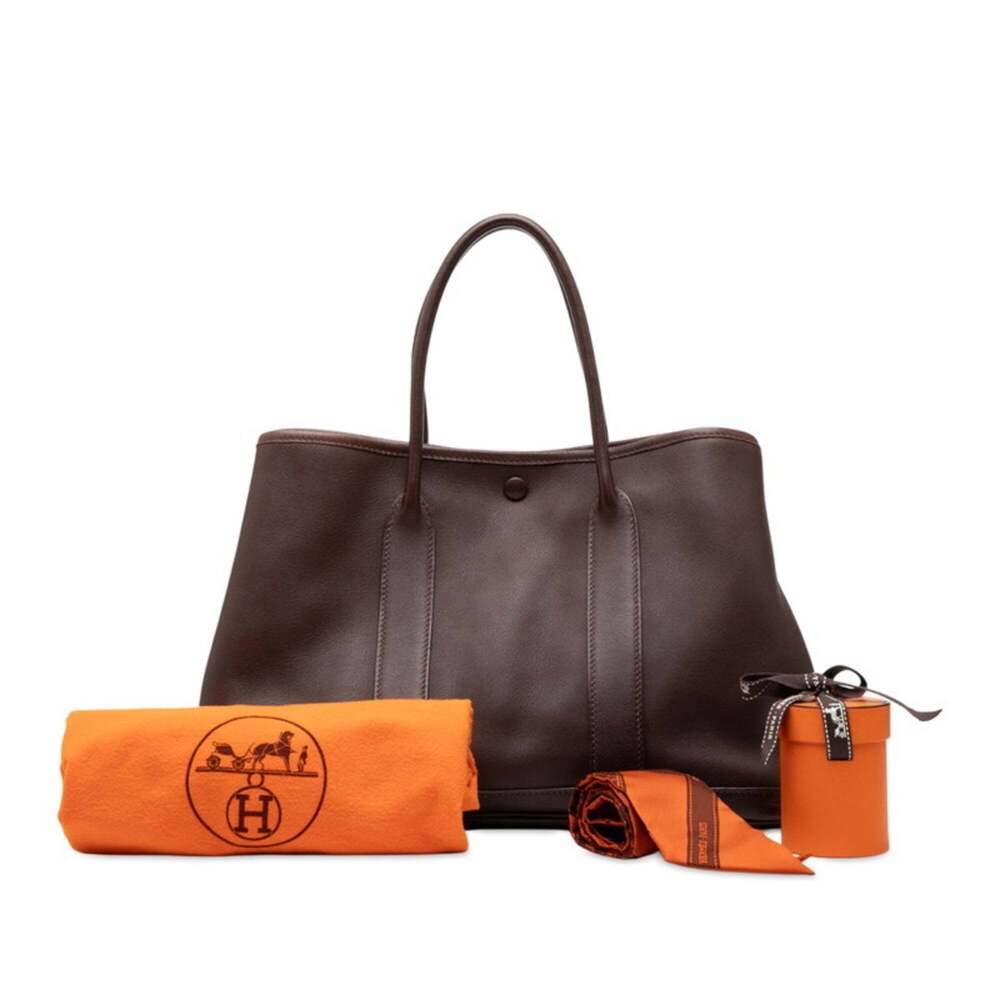 Hermès Garden Twilly TPM Tote Bag, Handbag, Brown, Swift Leather, Women's, HE... - Picture 10 of 10